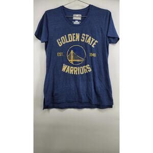 Golden State Warriors Womens Small Blue Graphic Print Short Sleeve T-Shirt Nwot